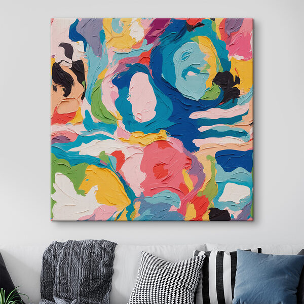 Quadri Dipinto dai colori vivaci raffigurante dei fiori (COD: s39612) Quadri Quadri Dipinto dai colori vivaci raffigurante dei fiori (COD: s39612)