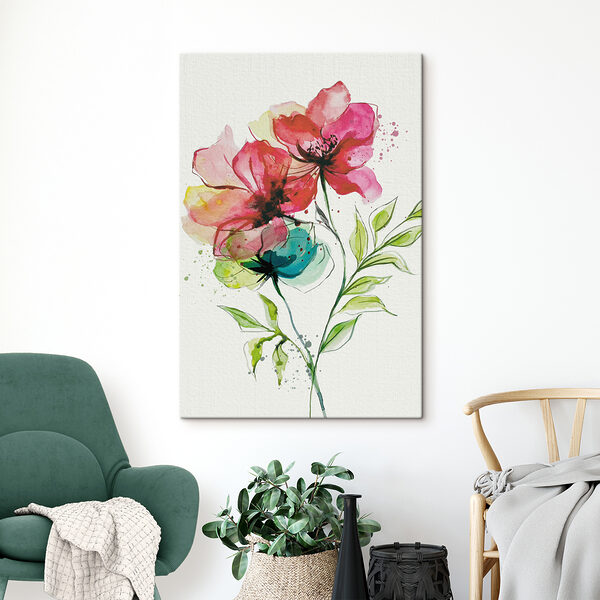 Quadri Quadri Dipinti di fiori e foglie (COD: s39767)