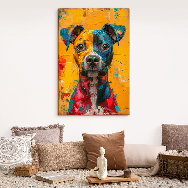 Painting of a dog