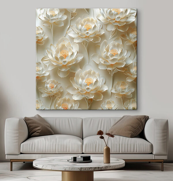 Quadri Sfondo con fiori bianchi (COD: s39744) Quadri Quadri Sfondo con fiori bianchi (COD: s39744)
