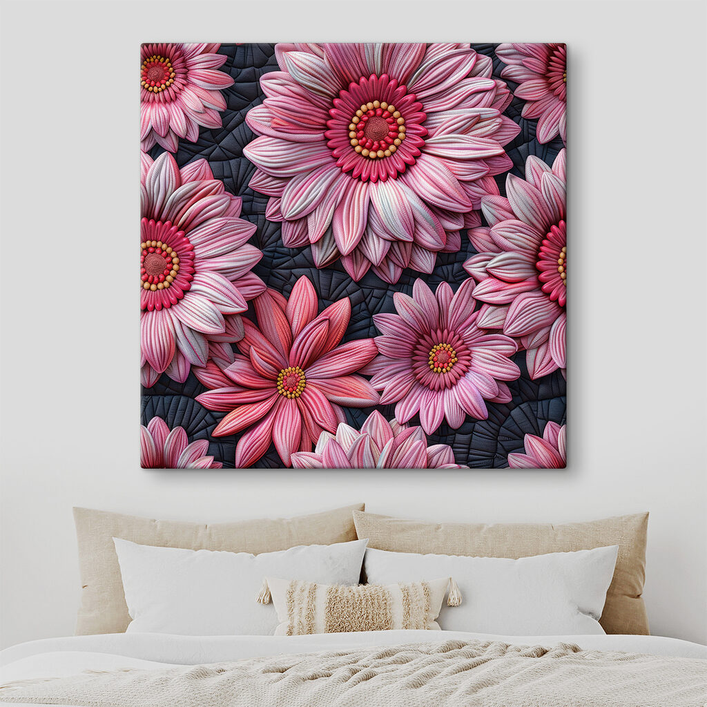 Group of pink flowers