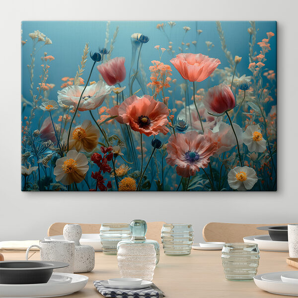 Quadri Quadri Mazzo di fiori in un campo (COD: s39752)