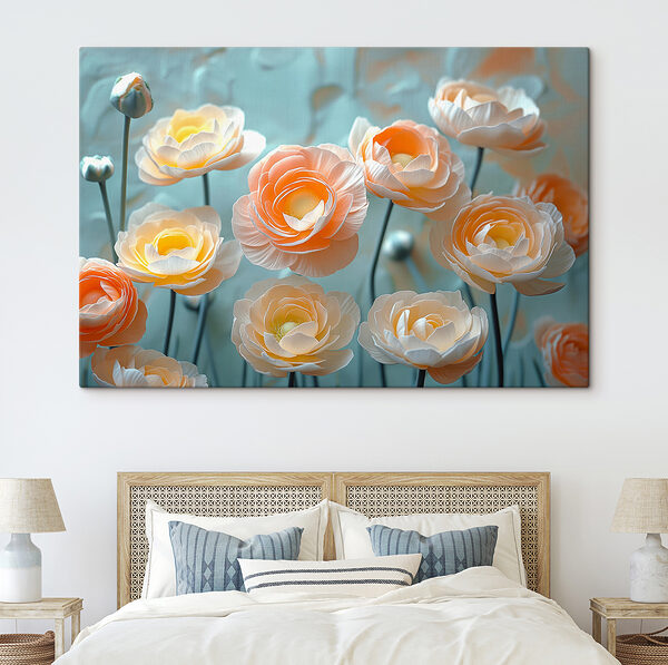 Quadri Mazzo di fiori bianchi e arancioni (COD: s39754) Quadri Quadri Mazzo di fiori bianchi e arancioni (COD: s39754)