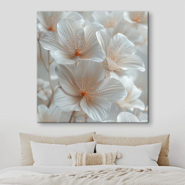 Quadri Mazzo di fiori bianchi (COD: s39760) Quadri Quadri Mazzo di fiori bianchi (COD: s39760)
