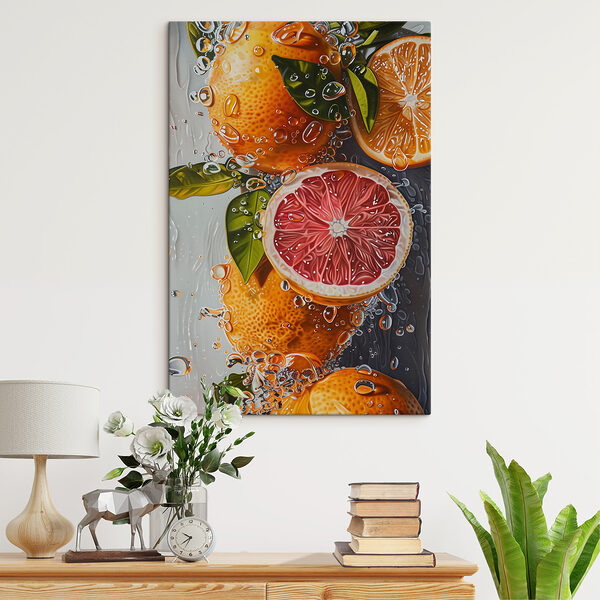 Painting of oranges and lemons Painting of oranges and lemons