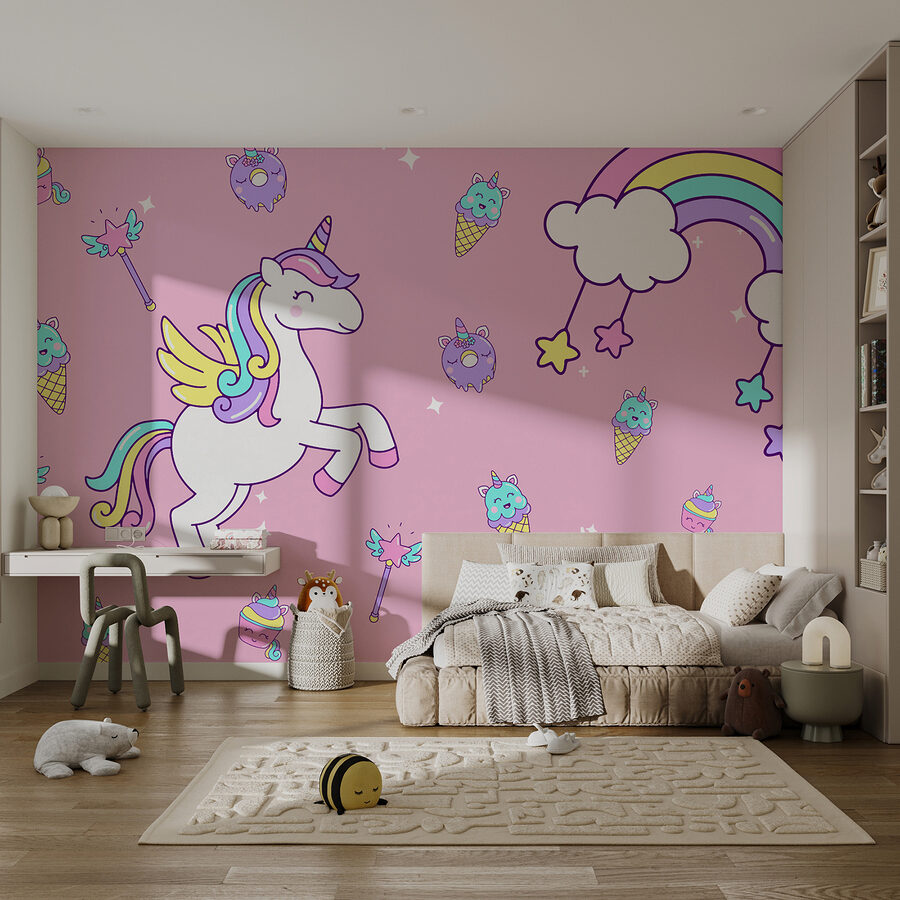 Unicorno e gelato e gelato