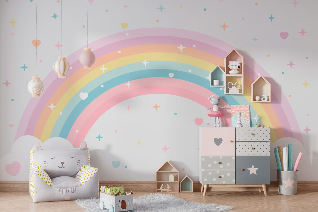 Arcobaleno con nuvole e stelle w08109pir1mr 1024x683 - Arcobaleno con nuvole e stelle