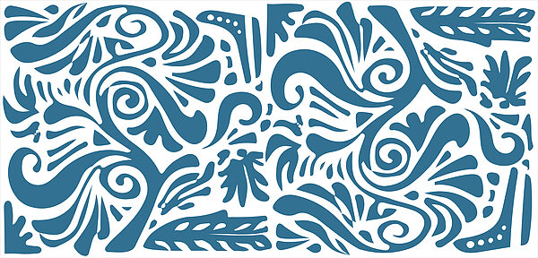 Motivo blu e bianco Motivo blu e bianco