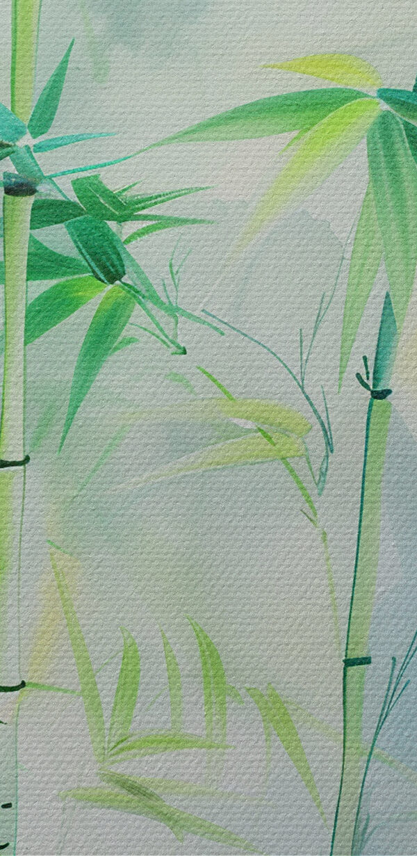 Painting of bamboo stems