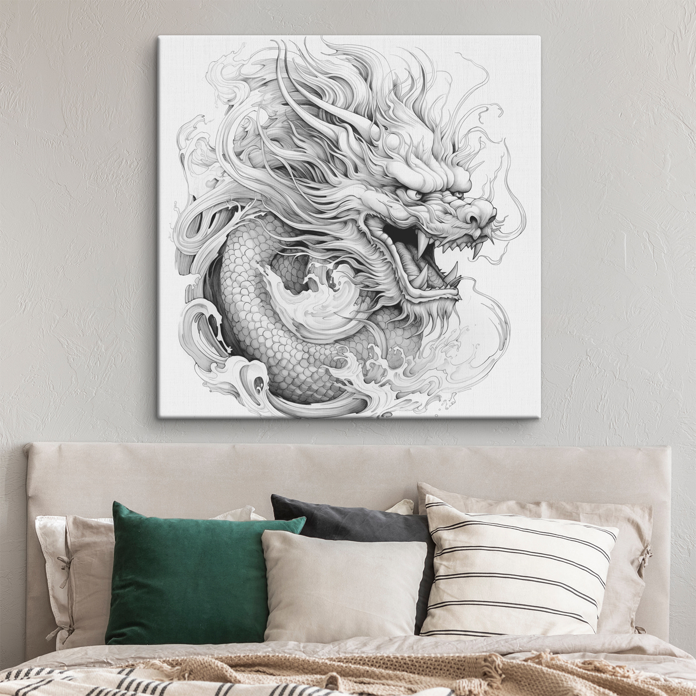 Dragon with a dragon head Dragon with a dragon head