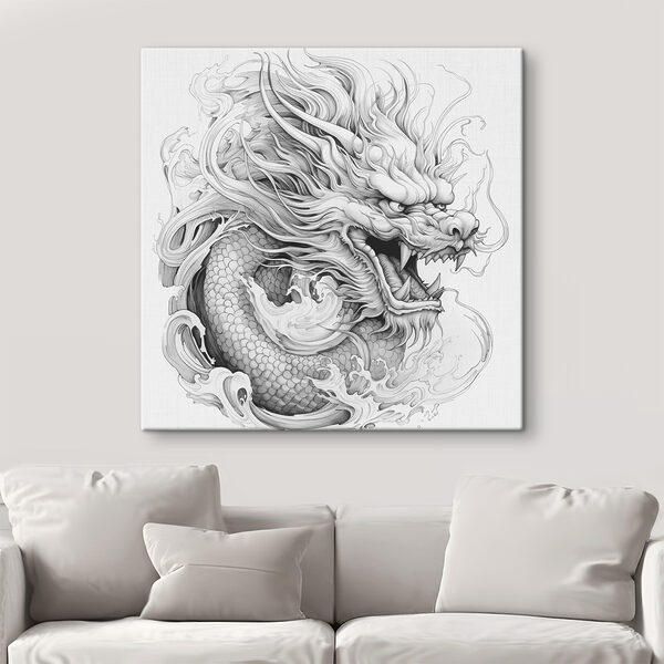 Dragon with a dragon head Dragon with a dragon head