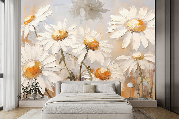 Pittura di fiori bianchi Pittura di fiori bianchi