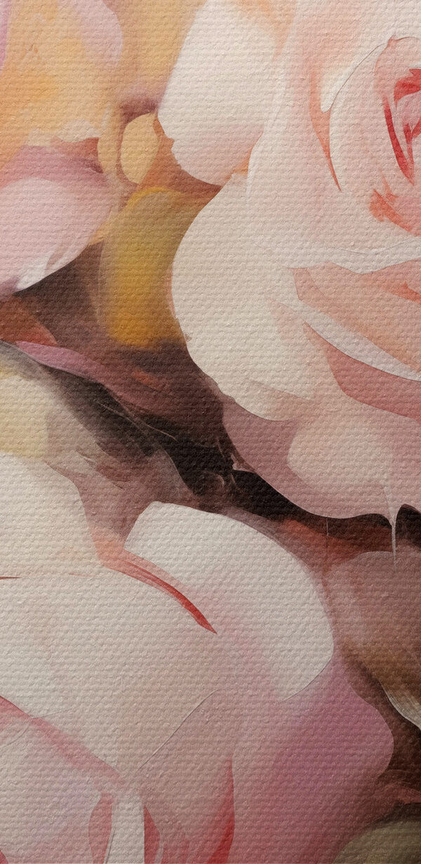 Painting of pink roses Painting of pink roses