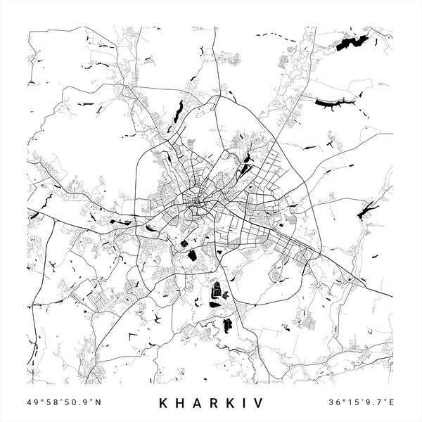 Map of a city