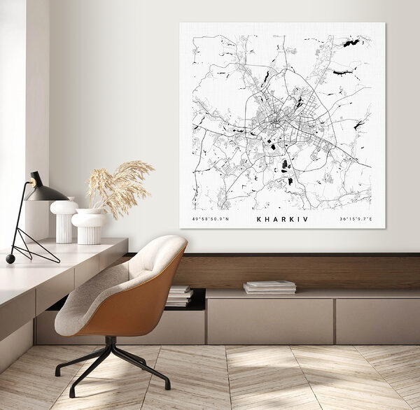 Map of a city