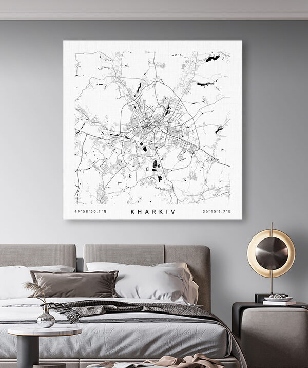 Map of a city