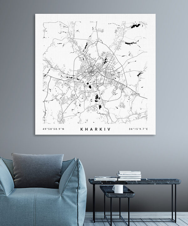 Map of a city