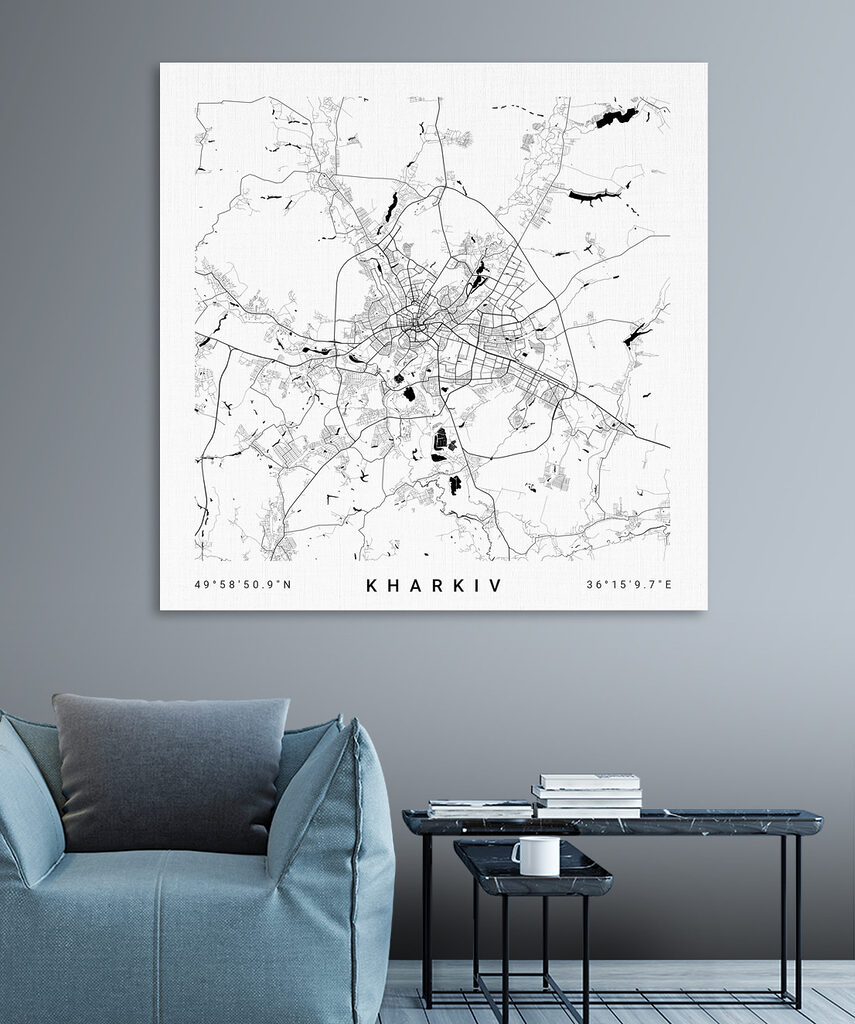 Map of a city