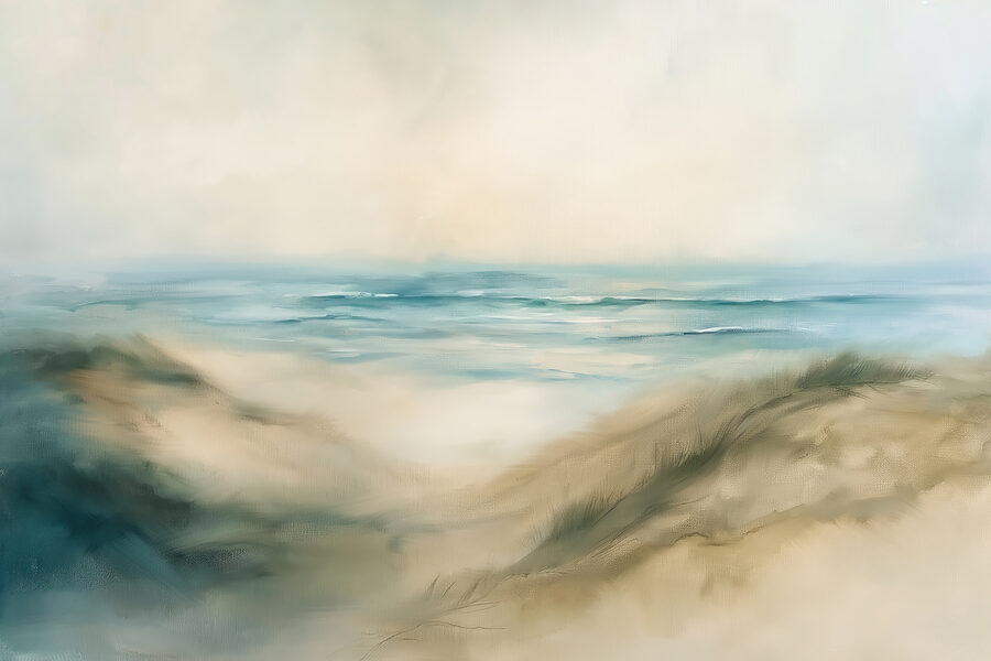 Pittura di una spiaggia Pittura di una spiaggia