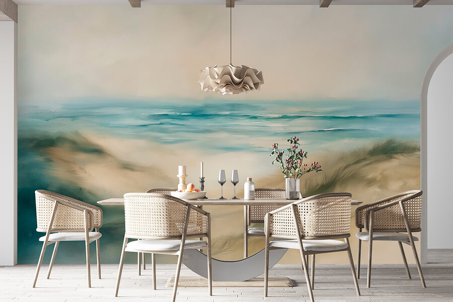 Pittura di una spiaggia Pittura di una spiaggia