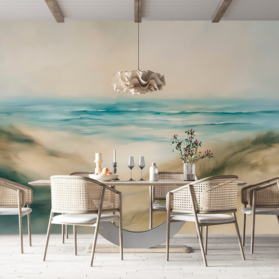 Pittura di una spiaggia Pittura di una spiaggia