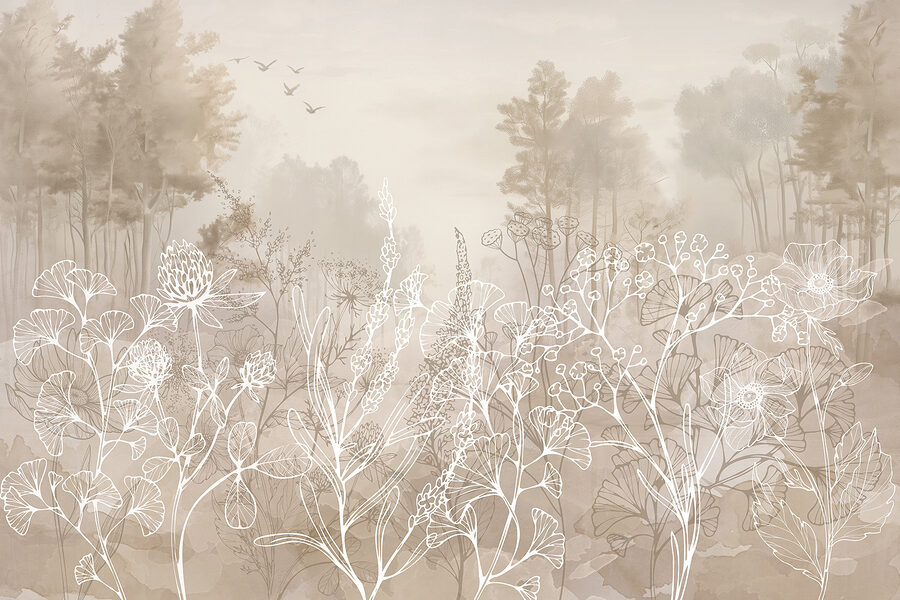 Disegno di piante e alberi Disegno di piante e alberi