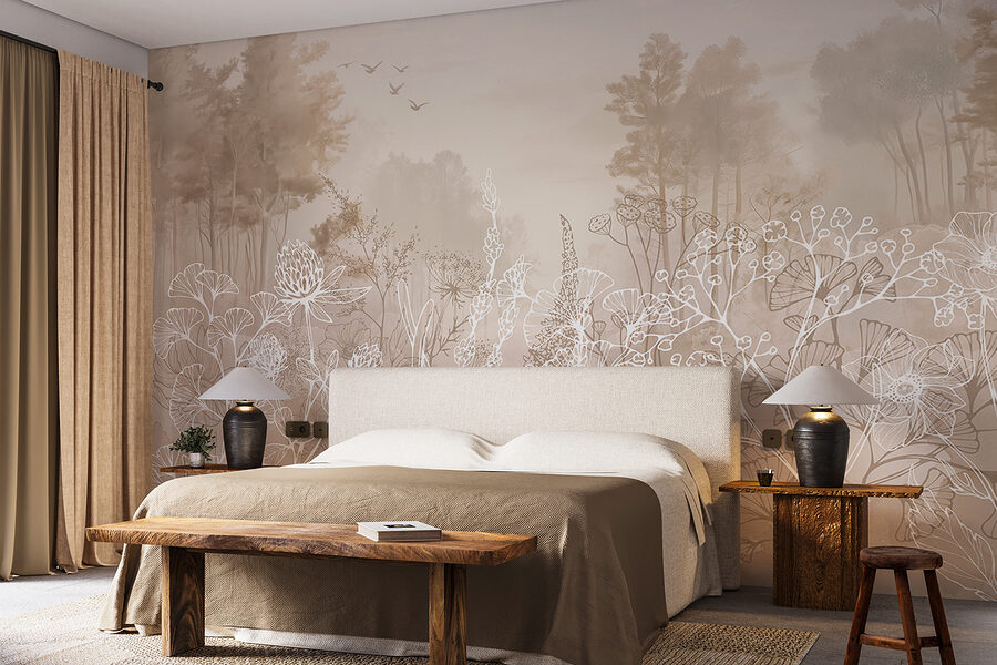 Disegno di piante e alberi Disegno di piante e alberi