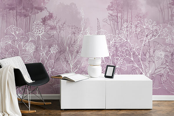Disegno di una foresta Disegno di una foresta