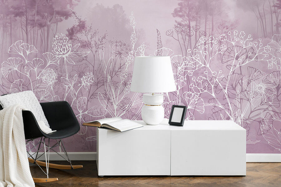 Disegno di una foresta
