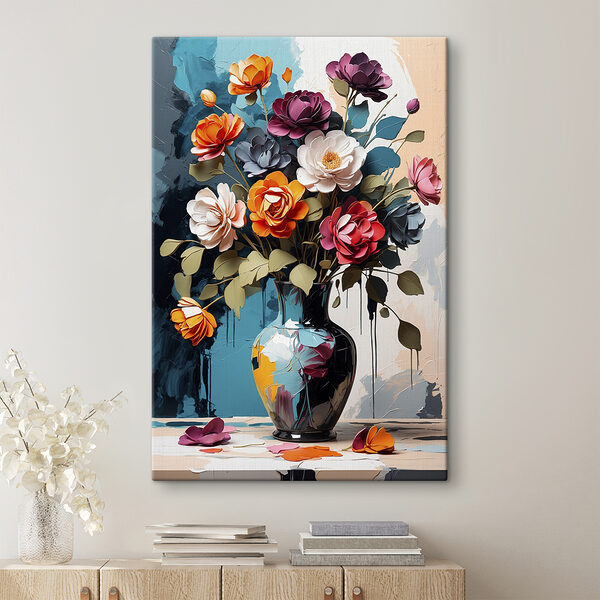 Quadri Quadri Vaso con dei fiori dentro (COD: s39843)