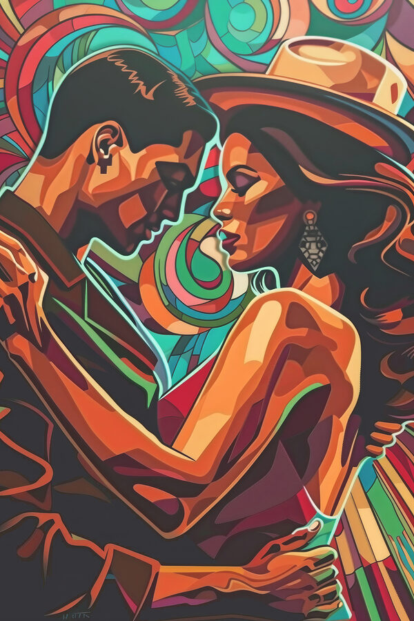 Man and woman dancing Man and woman dancing