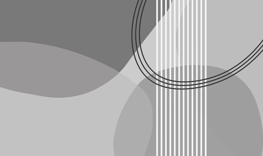 Sfondo grigio e bianco con cerchi e linee Sfondo grigio e bianco con cerchi e linee