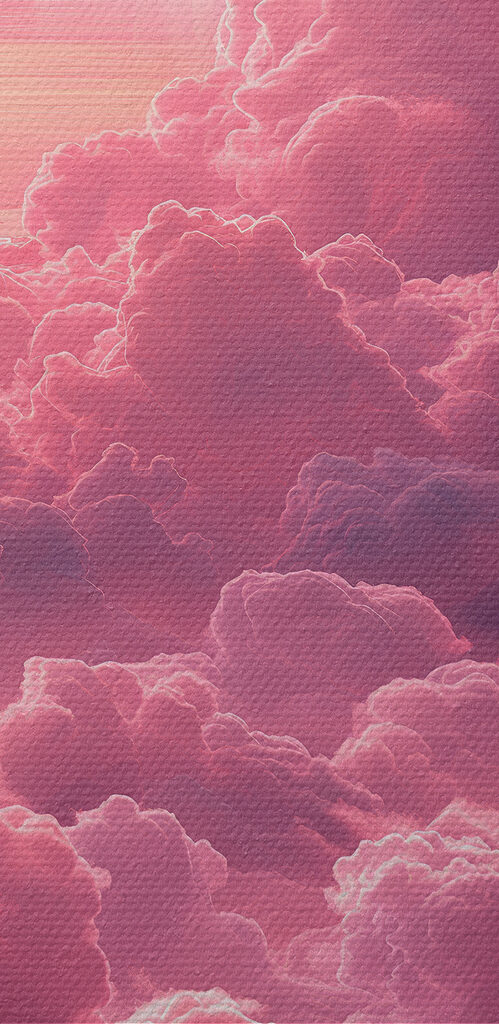 Pink clouds and the sun Pink clouds and the sun