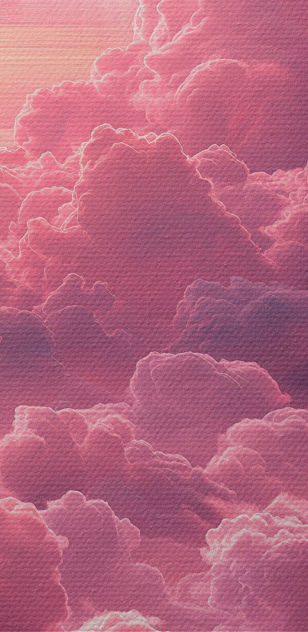 Pink clouds and the sun Pink clouds and the sun