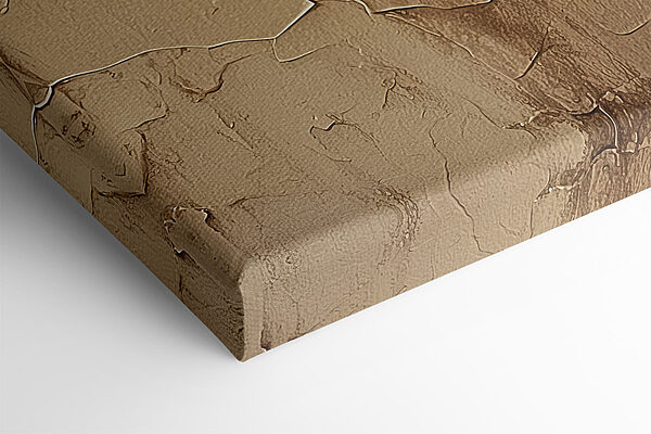 Cracked surface reveals serene face Cracked surface reveals serene face