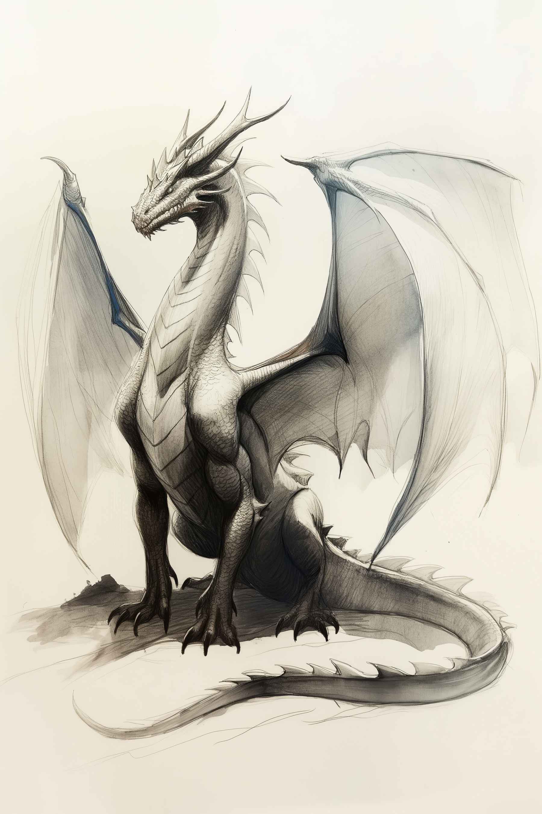 Drawing of a dragon