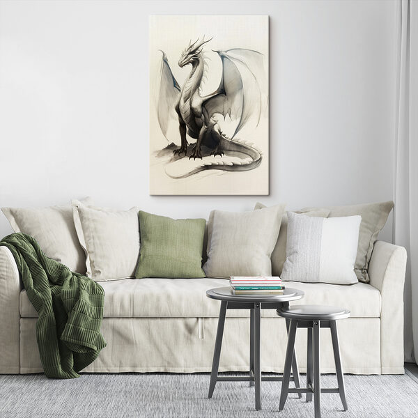 Drawing of a dragon