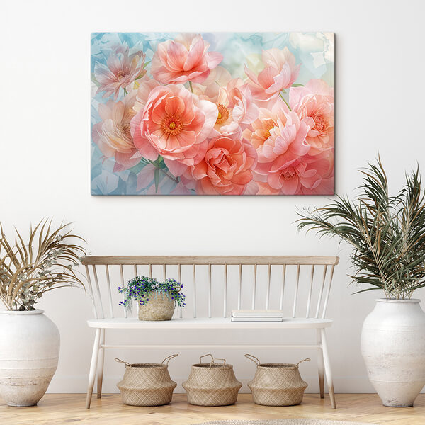 Group of pink flowers