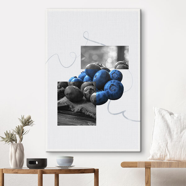 Group of blueberries Group of blueberries
