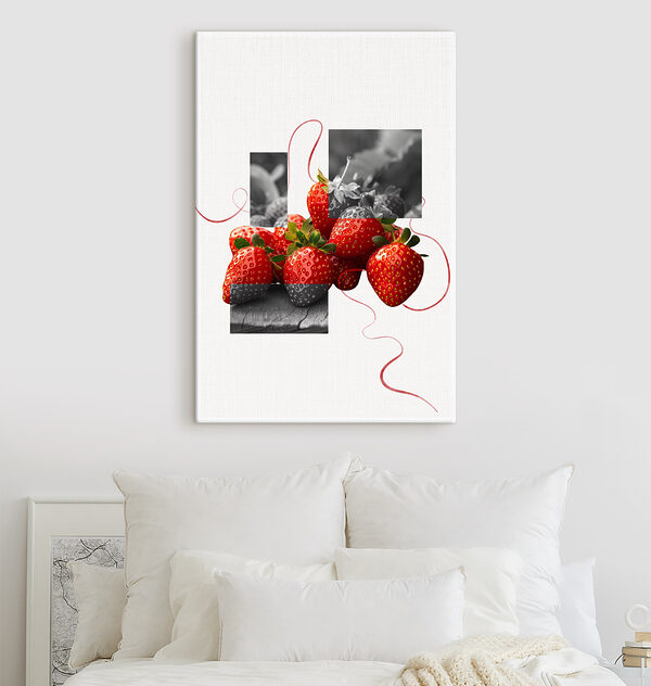 Group of strawberries on a table Group of strawberries on a table