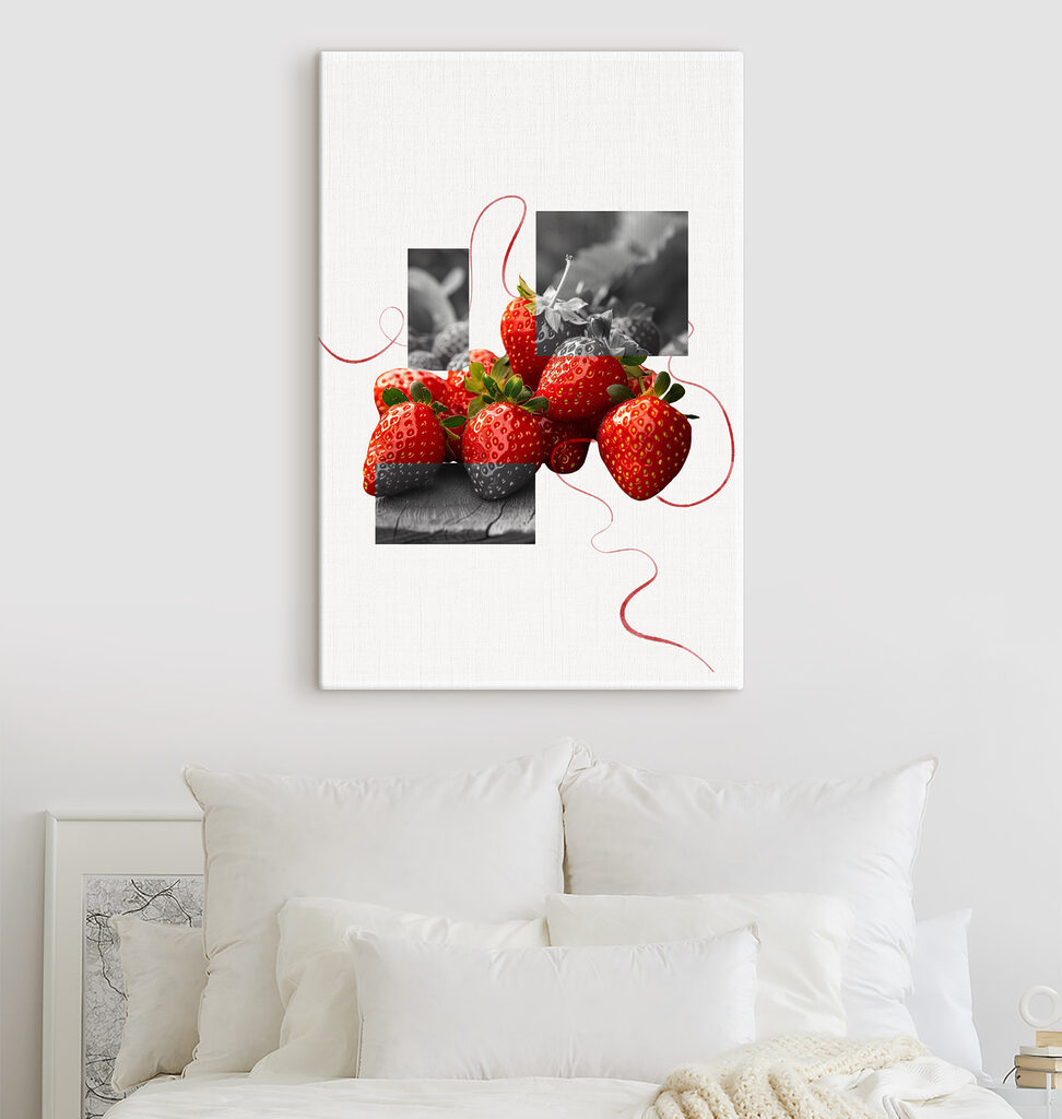 Group of strawberries on a table Group of strawberries on a table