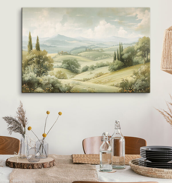 Quadri Quadri Paesaggio con colline e alberi (COD: s40083)