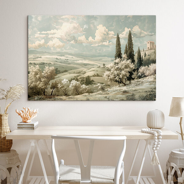 Quadri Paesaggio con alberi e colline (COD: s40084) Quadri Quadri Paesaggio con alberi e colline (COD: s40084)