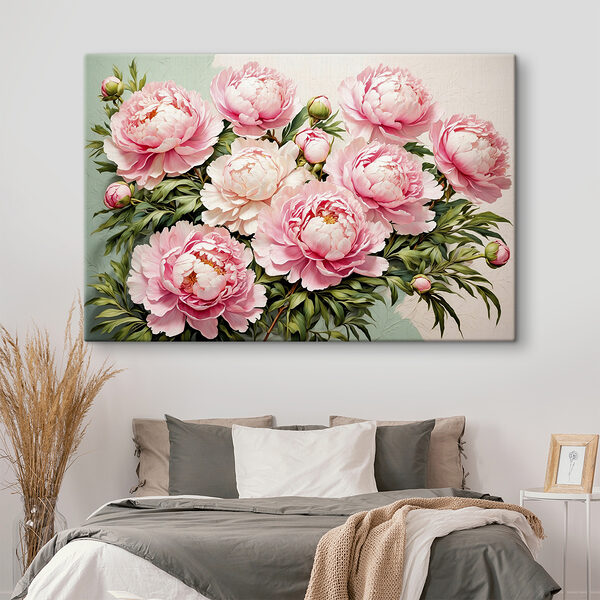 Group of pink flowers