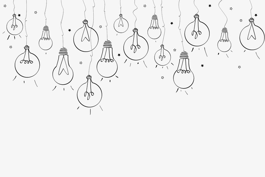 Linea di lampadine