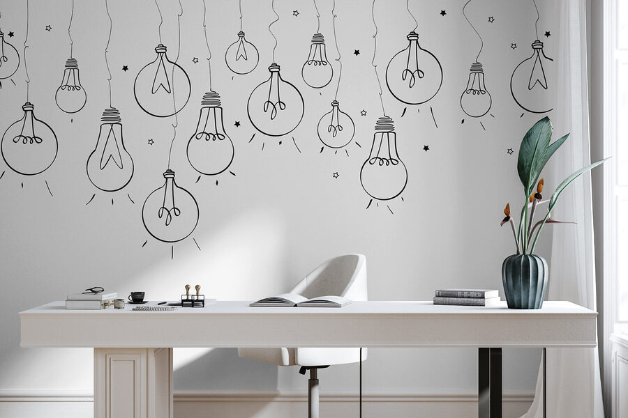 Linea di lampadine