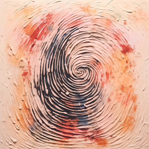 Painting of a spiral Painting of a spiral