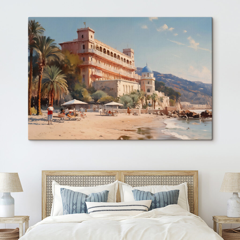 Building on a beach