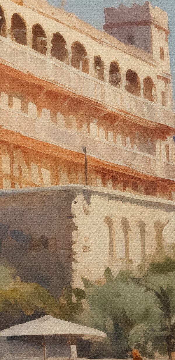 Building on a beach