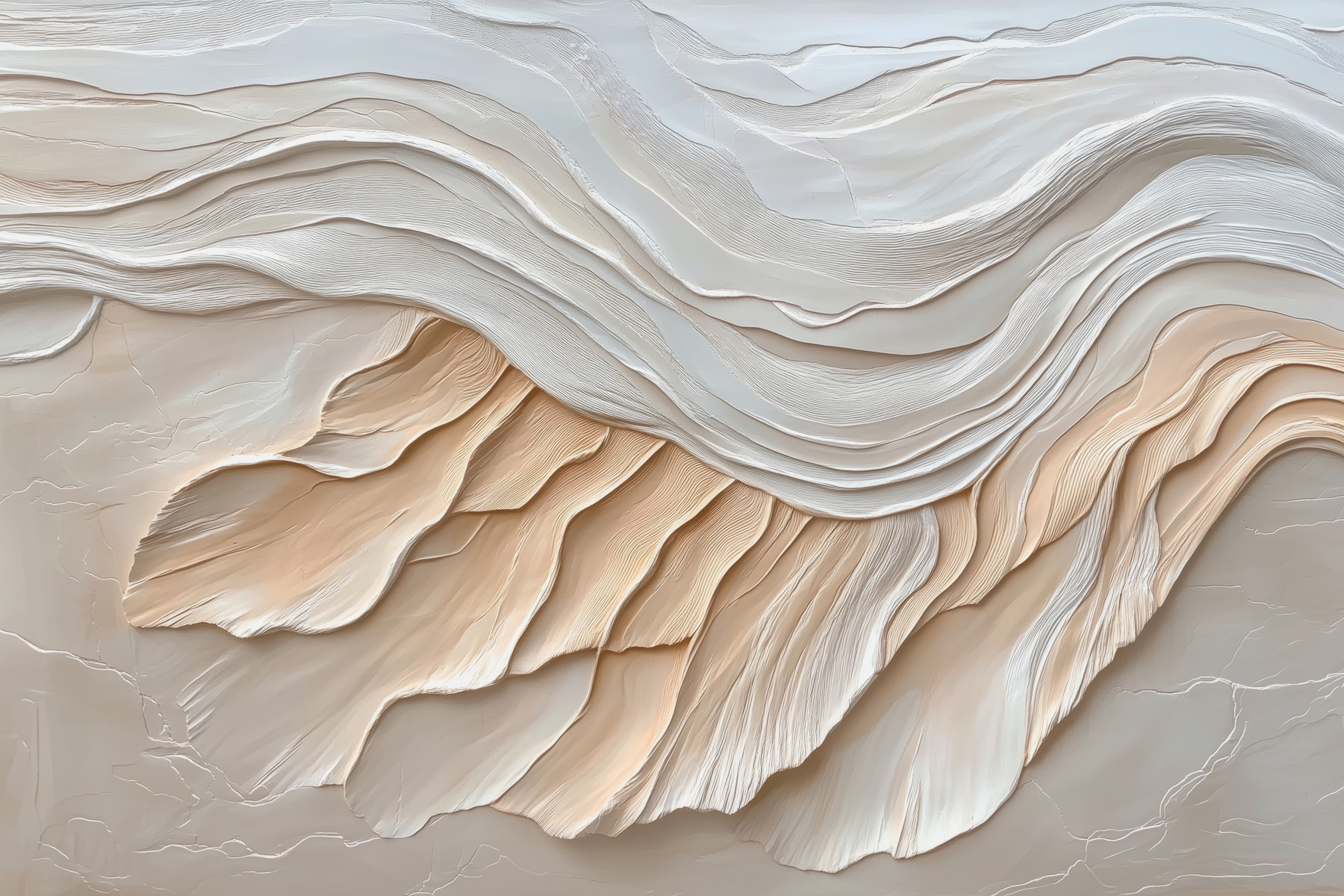 White and brown wavy pattern White and brown wavy pattern
